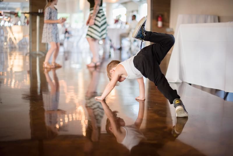 Cute Kid at Chantelle Marie Celebration Hall in Auburn, NY | Finger Lakes Wedding Photography