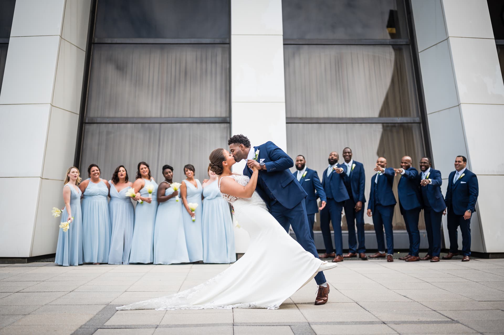 Couple at Hyatt in Rochester, NY | Rochester Wedding Photography