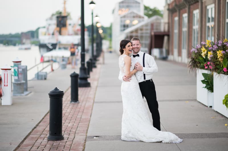 Couple at Arbor at the Port in Rochester, NY | Rochester Wedding Photography