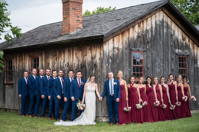 Group Photo at Genesee Country Village in LeRoy, NY | Western New York Wedding Photography