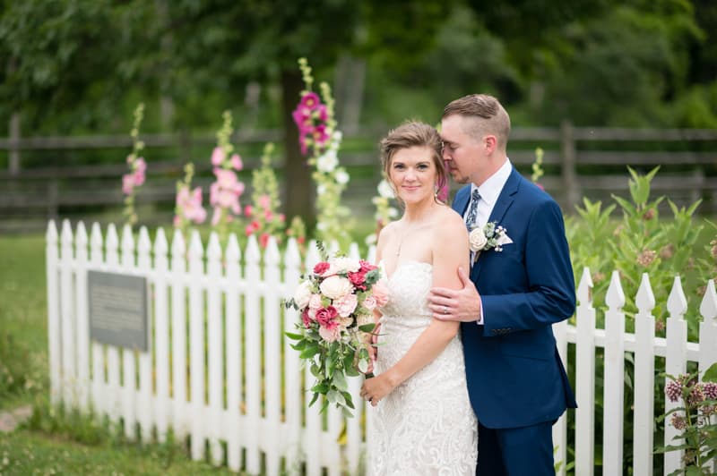 Couple at Genesee Country Village in LeRoy, NY | Western New York Wedding Photography