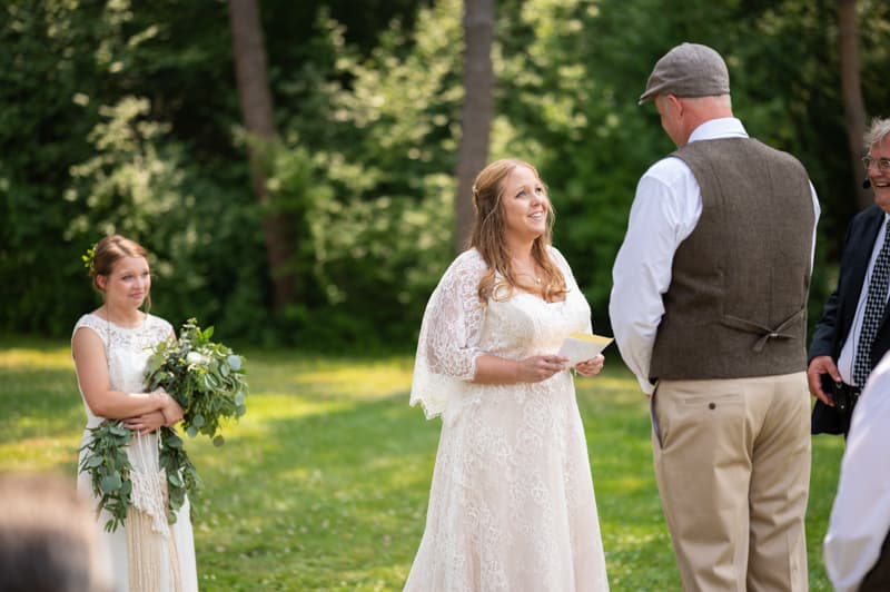 Ceremony at Graycliff in Buffalo, NY | Buffalo Wedding Photography