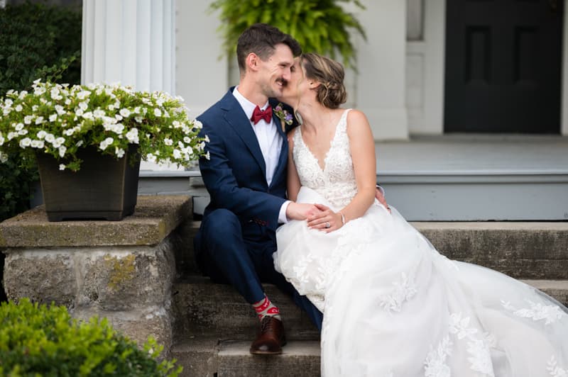 Couple at Avon Century Barn in Avon, NY | Rochester Wedding Photography