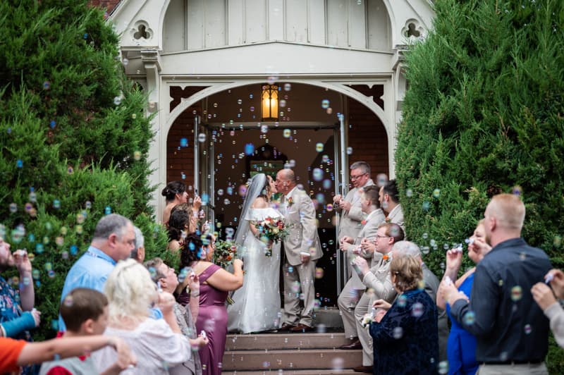 Recessional at Westminster Chapel in Mendon, NY | Rochester Wedding Photography