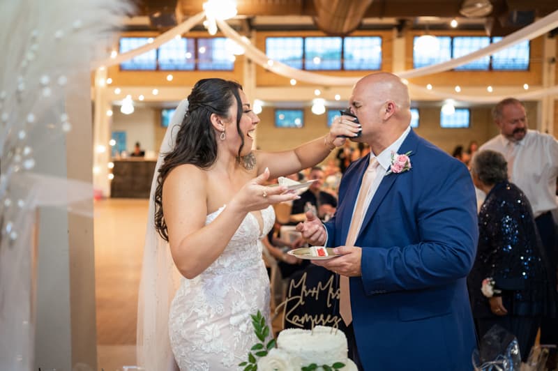 Cake Cutting in Rochester, NY | Rochester Wedding Photography