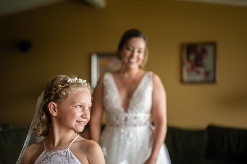 Cute Kid at Keuka Brewing Co in Keuka, NY | Finger Lakes Wedding Photography