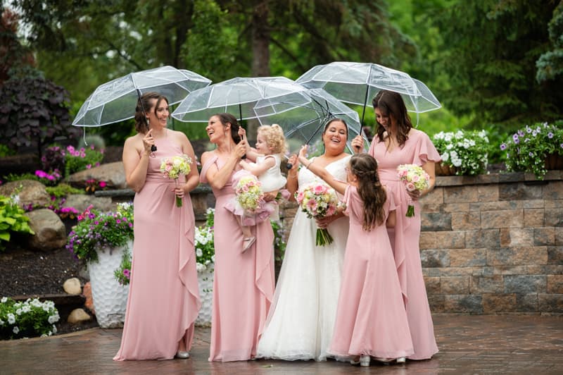 Group Photo at Ravenwood in Victor, NY | Rochester Wedding Photography