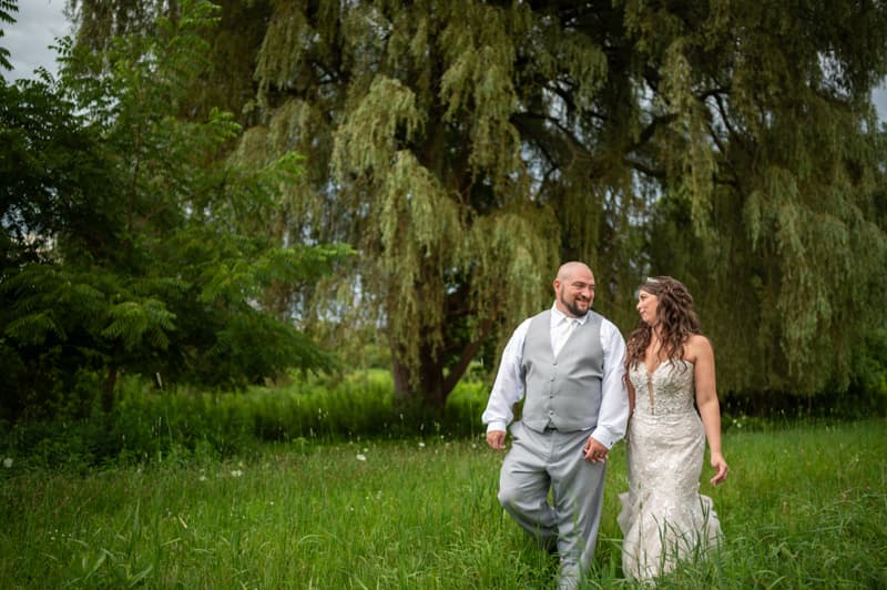 Couple at Fig Hollow in Palmyra, NY | Rochester Wedding Photography