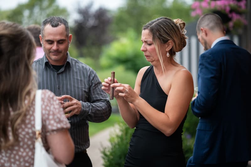 Guests at Timberlodge at Arrowhead in Akron, NY | Western New York Wedding Photography