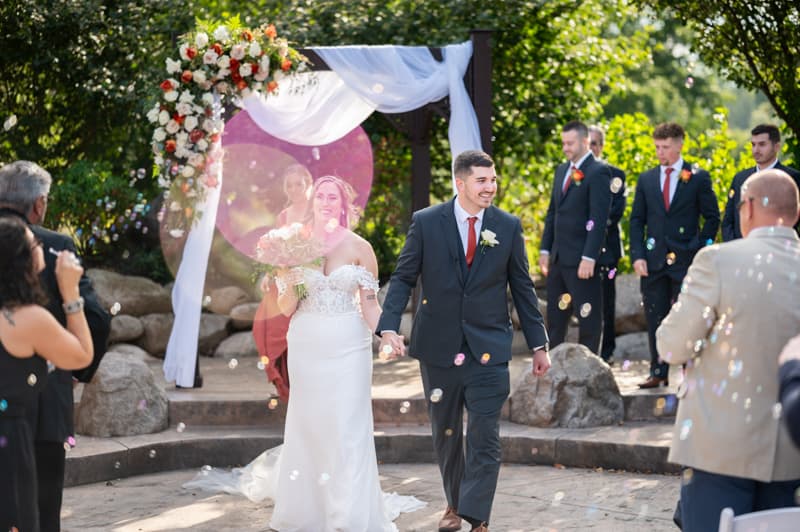 Recessional at Deerfield Country Club in Hilton, NY | Western New York Wedding Photography