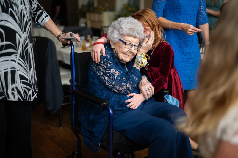 Candid Moment at Westminster Chapel in Mendon, NY | Rochester Wedding Photography