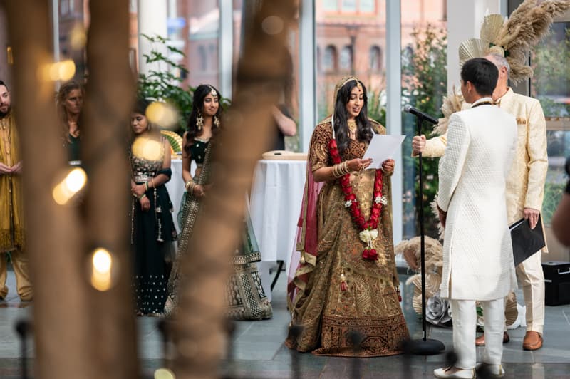 Ceremony at Wintergarden in Rochester, NY | Rochester Wedding Photography