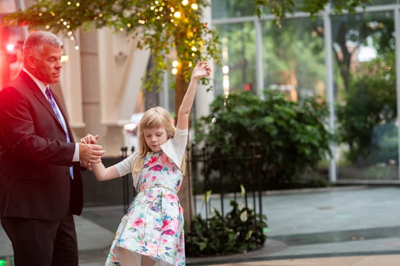 Cute Kid at Wintergarden in Rochester, NY | Rochester Wedding Photography