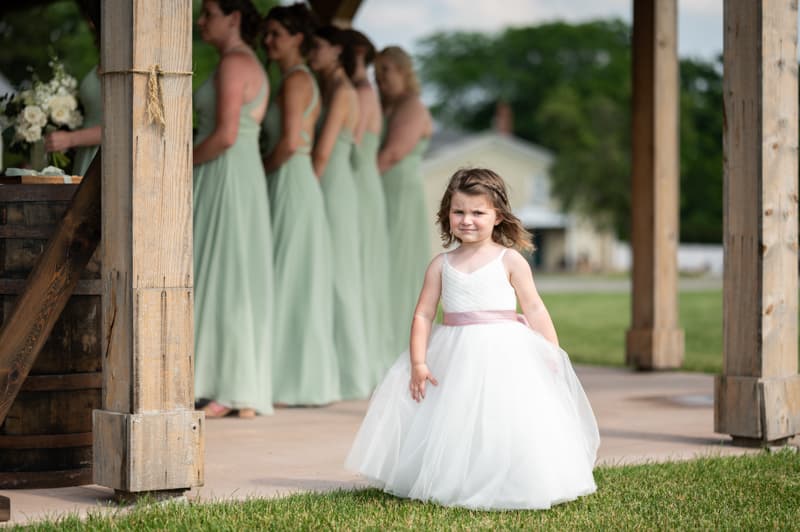 Cute Kid at The Gallagher in Medina, NY | Western New York Wedding Photography