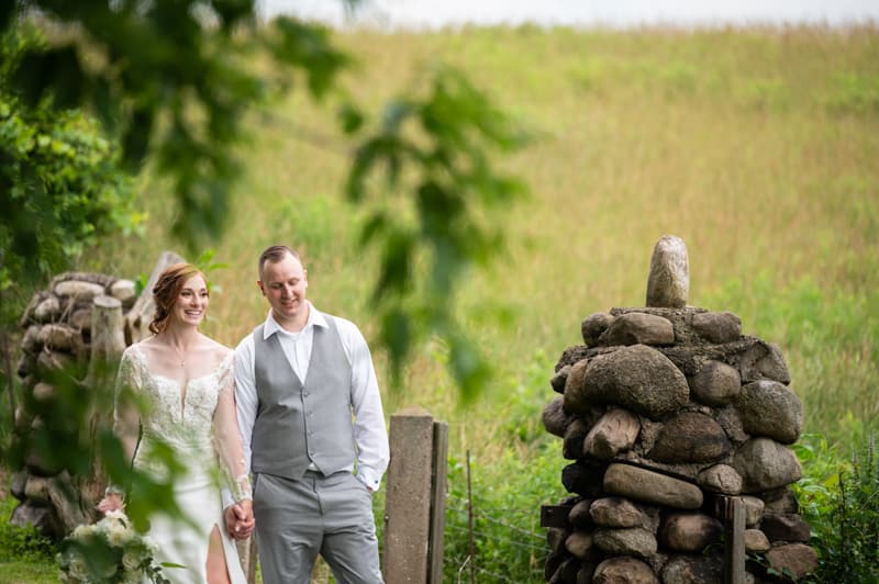 Couple at The Gallagher in Medina, NY | Western New York Wedding Photography