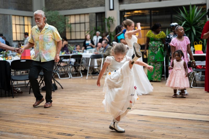 Cute Kid at 500 Seneca Atrium in Buffalo, NY | Buffalo Wedding Photography