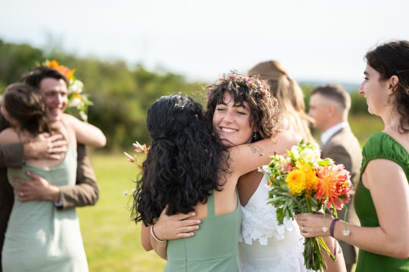 Hug in Tyrone, NY | Finger Lakes Wedding Photography