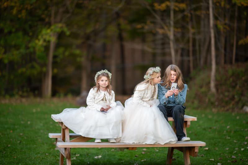 Cute Kid at Kettle Ridge Farm in Victor, NY | Rochester Wedding Photography